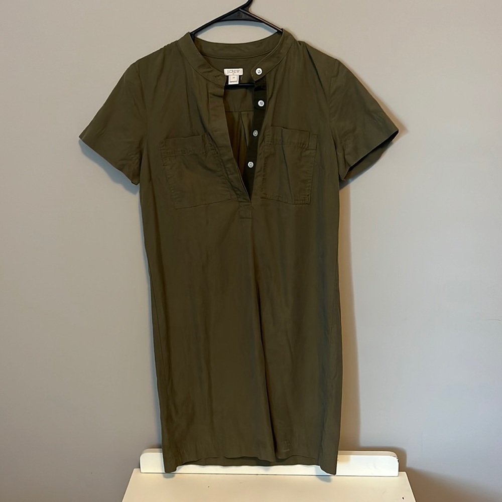 J CREW green dress